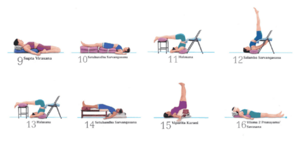 Iyengar Yoga Sequence for Colds 2
