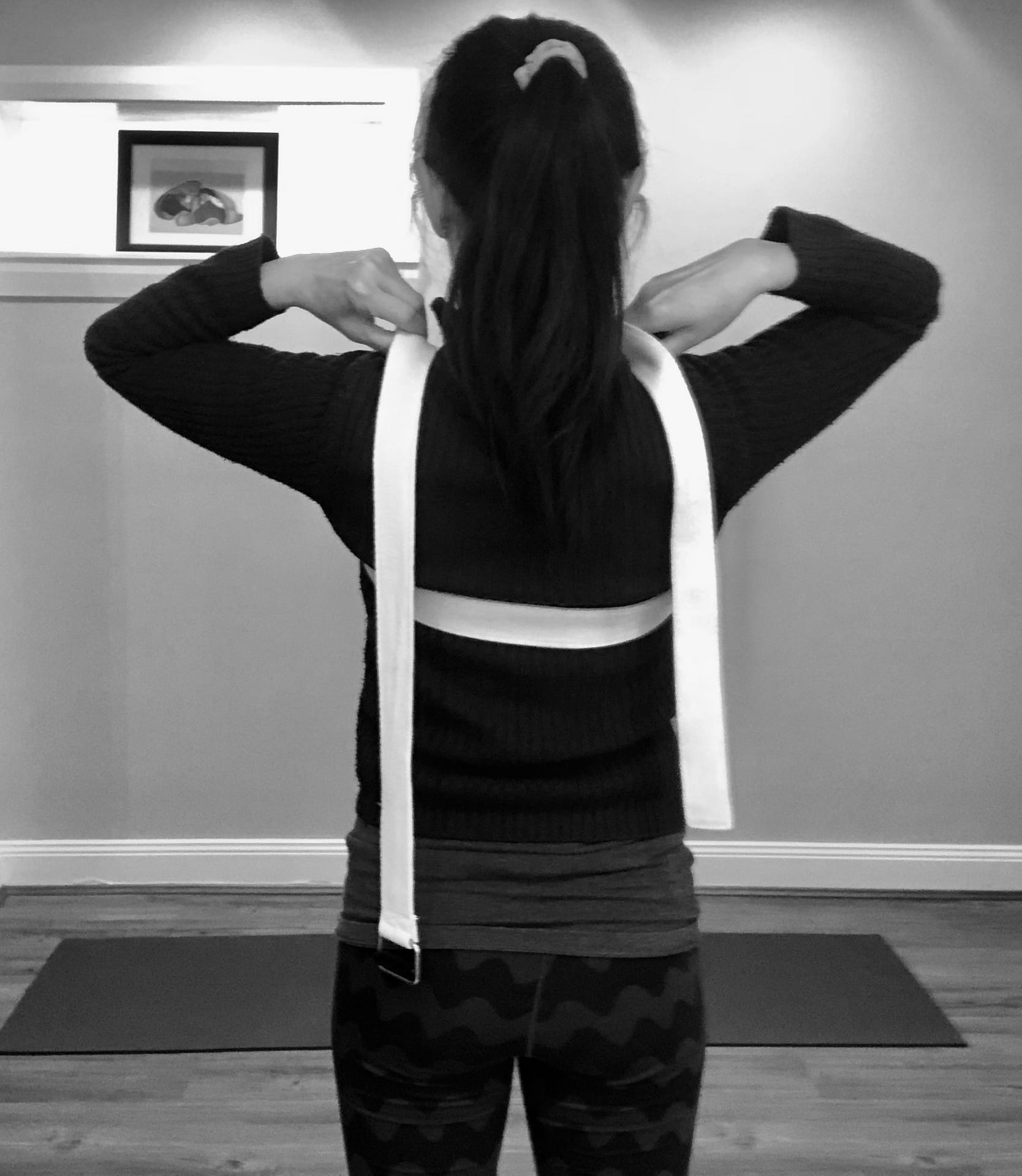 Yoga belt step 2