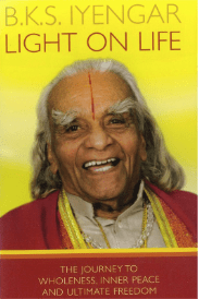 Cover of B.K.S. Iyengar book Light on Life